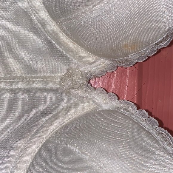 90s Vintage Adonna White Strapless Corset - Picture 4 of 6